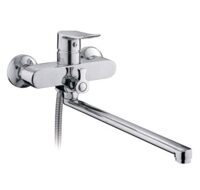 Смеситель ванна-душ "FRUD",  S-излив 35 см.(R 22301-35F) белый